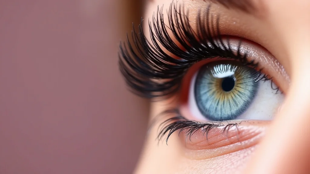 The image shows different bottles of eyelash extension glue, aiding in selection for the guide.