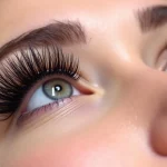 The image shows a neatly arranged eyelash extension kit, perfect for a first-time user guide.